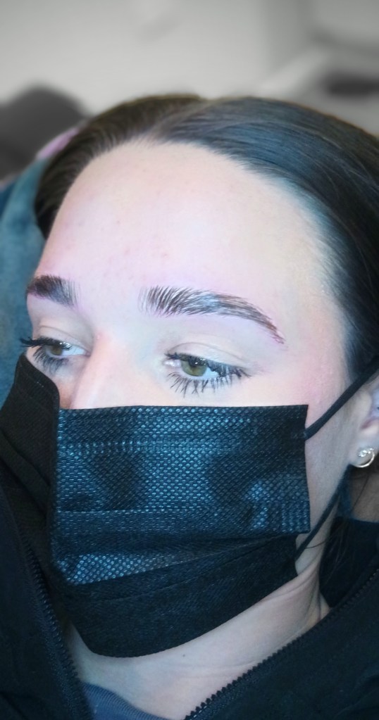 Bold and beautiful brows to accentuate naturally fine features We did a brow lamination and brow tidy to help maintain a well-defined shape.